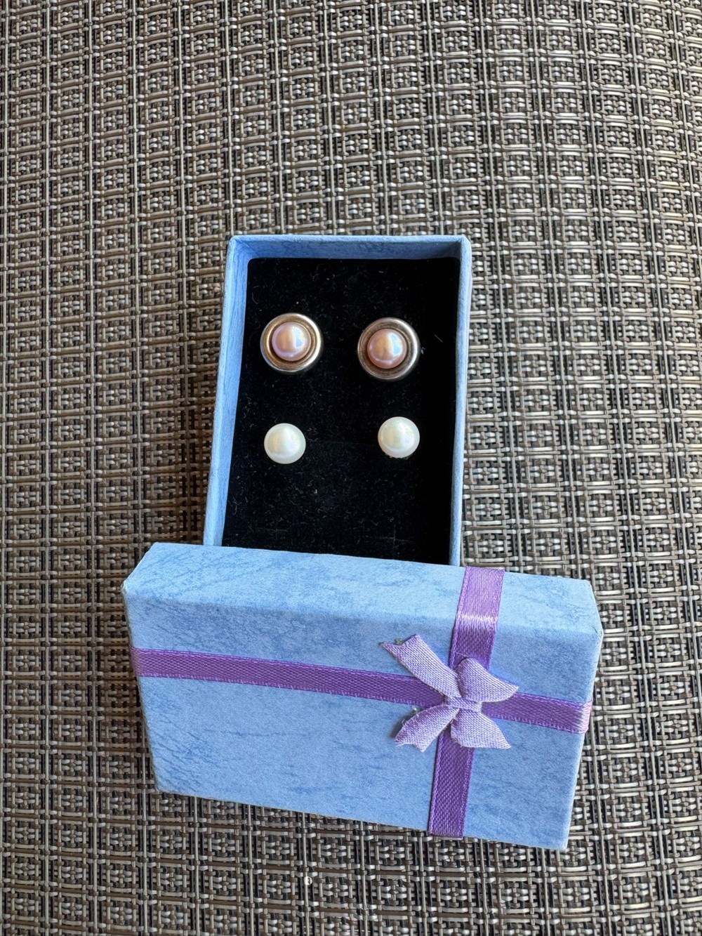 Honora Pearl Earrings,  2 Pair, White & Light Pink